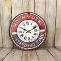 Nástěnné retro hodiny OLD TOWN 40cm