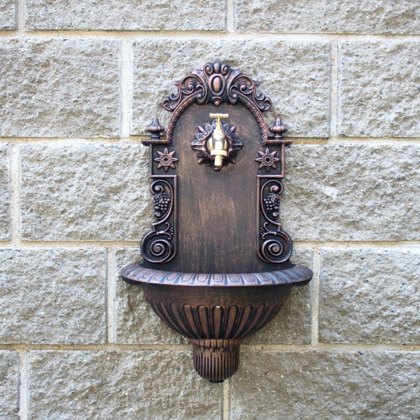 Nástěnné retro umyvadlo 39 × 61 × 19 cm