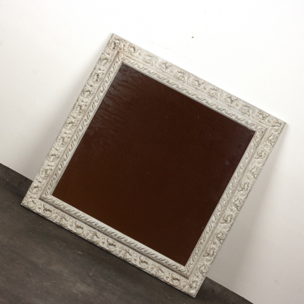 Nástěnné zrcadlo s patinou 61x61cm