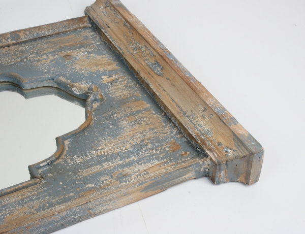 Nástěnné zrcadlo se zábradlím 42x16x105cm