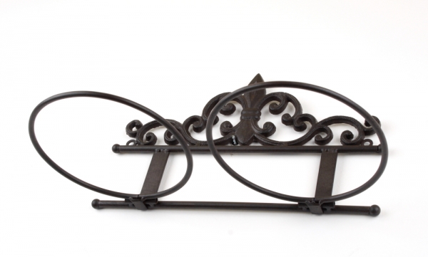 Nástěnný držák a misky pro psa 35x19x20cm komplet