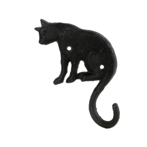 Nástěnný háček kočka 18x11cm