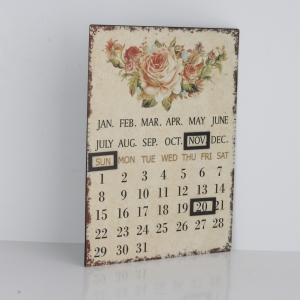 Nástěnný kalendář s magnety růže 25x33cm