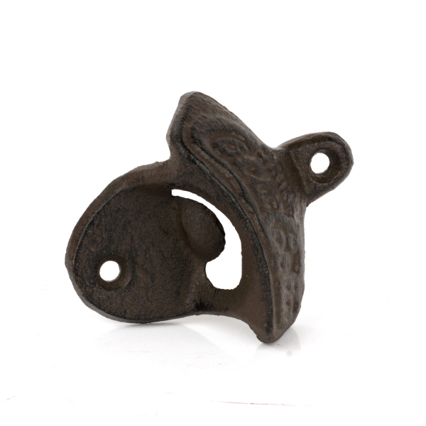 Nástěnný otvírák na lahve litina 7x6cm