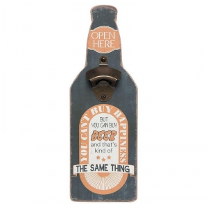 Nástěnný otvírák na pivo 36cm