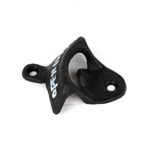 Nástěnný otvírák na pivo litina