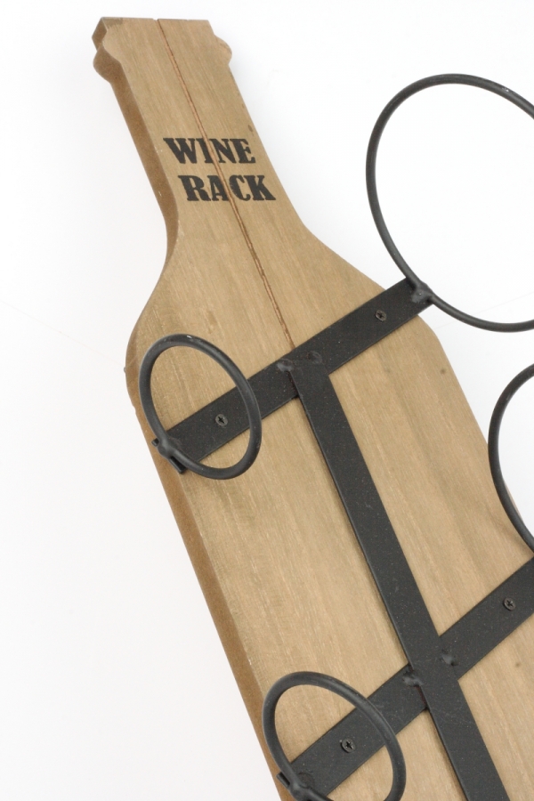 Nástěnný stojan na víno 45cm