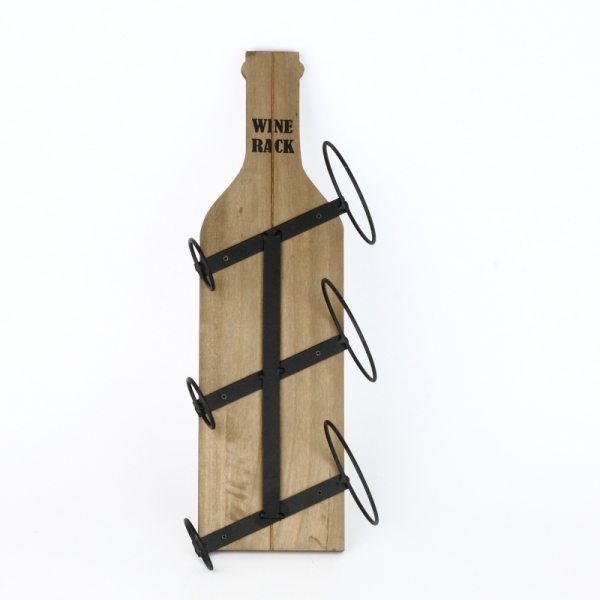 Nástěnný stojan na víno 45cm