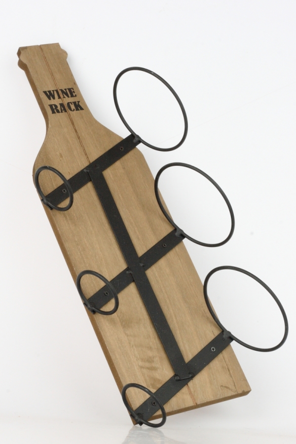 Nástěnný stojan na víno 45cm