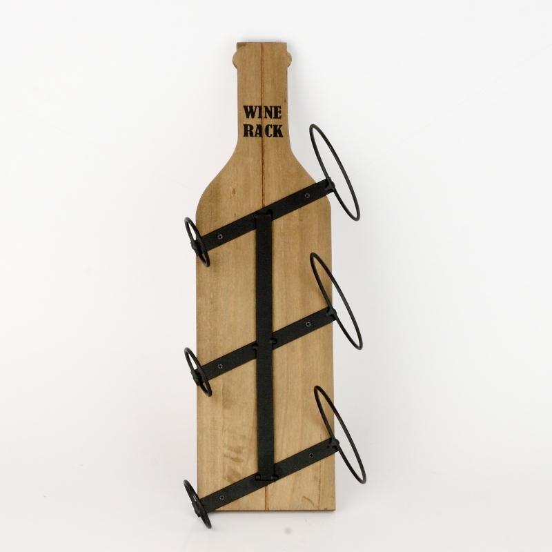 Nástěnný stojan na víno 45cm