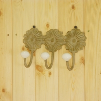 Nástěnný trojháček kytička 