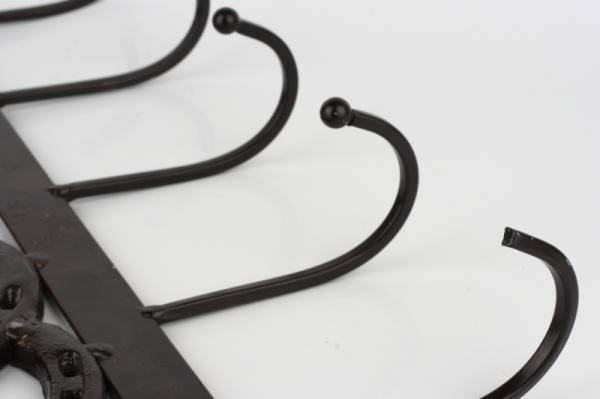 Nástěnný věšák 5 háčků podkovy 42x23cm - VYŘAZENO