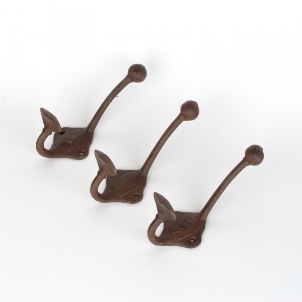 Nástěnný věšák a háček na klobouk 6,0x8,3x17,2 cm