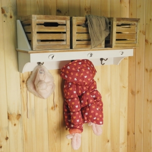 Nástěnný věšák do předsíně 76x31x21,5 cm