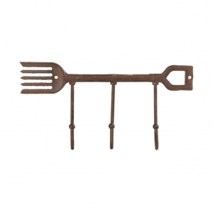 Nástěnný věšák na klíče Vidle