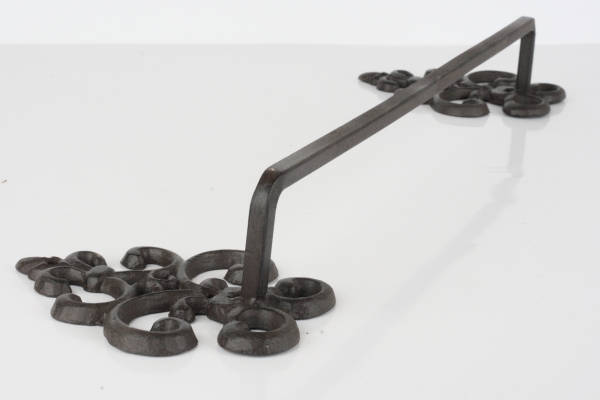 Nástěnný věšák na ručníky ozdobný 56cm