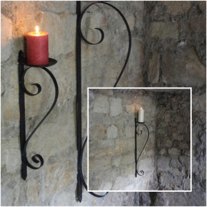 Nástěnný zámecký svícen 87cm