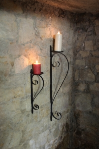 Nástěnný zámecký svícen 87cm