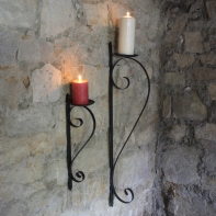 Nástěnný zámecký svícen 87cm