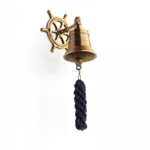 Nástěnný zvon kormidlo 9,5cm