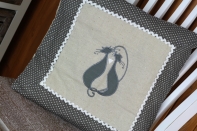 Návlek na polštář kočka 40x40cm