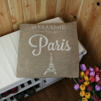 Návlek na polštář Welcome to Paris 40x40cm