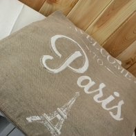 Návlek na polštář Welcome to Paris 40x40cm