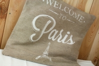 Návlek na polštář Welcome to Paris 40x40cm