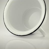 Nočník z bílého smaltu