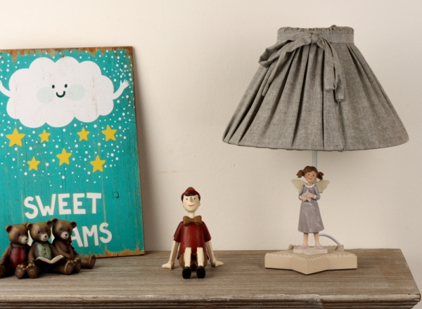 Noha ke stolní lampě andělka 29cm