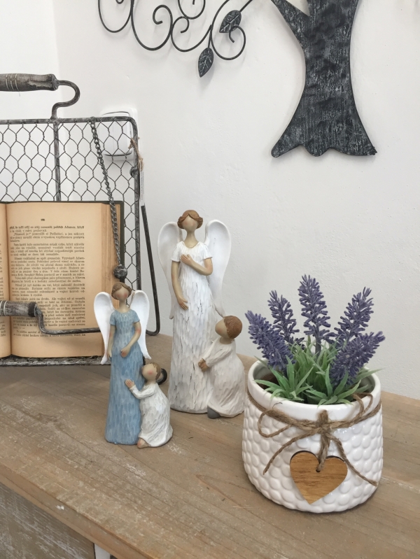 Obal na květináč bílý 9x11x8cm