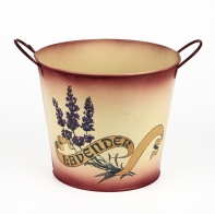 Obal na květináč levandule 19x16cm