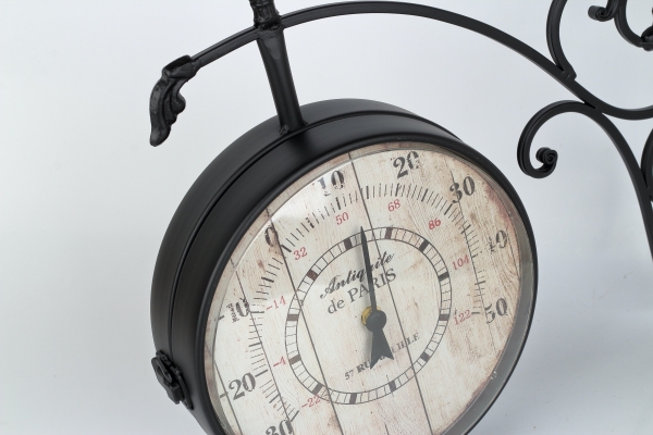 Oboustranné hodiny Paris 42×36×7cm