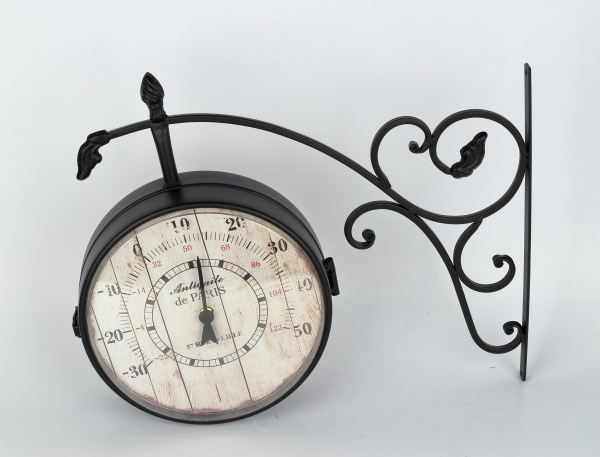 Oboustranné hodiny Paris 42×36×7cm