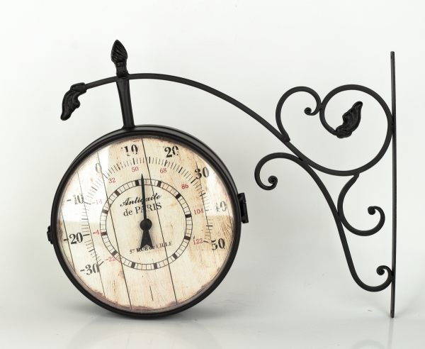 Oboustranné hodiny Paris 42×36×7cm