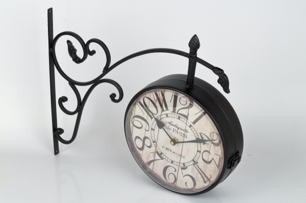 Oboustranné hodiny Paris 42×36×7cm