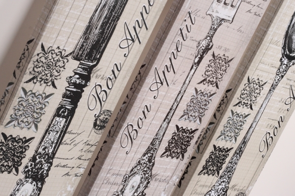 Obraz Bon Appetit lžíce 80cm