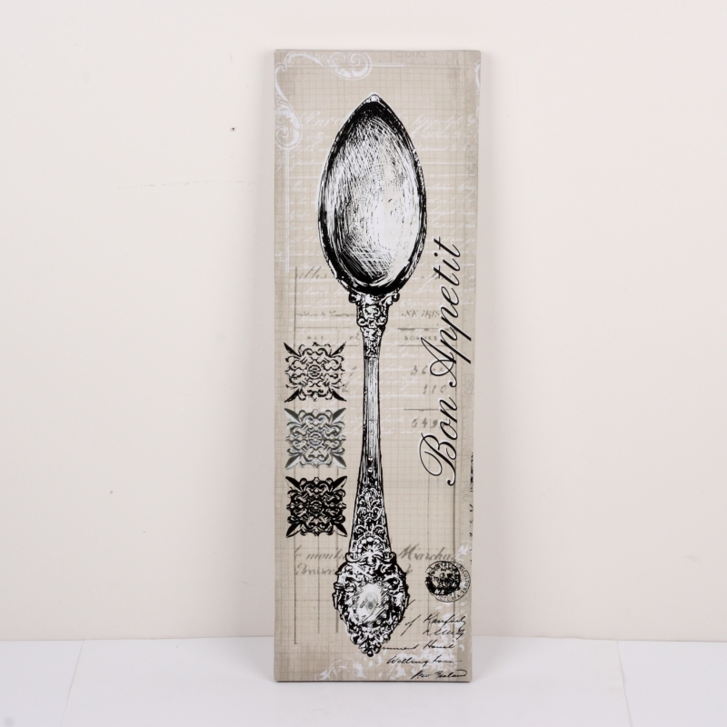Obraz Bon Appetit lžíce 80cm