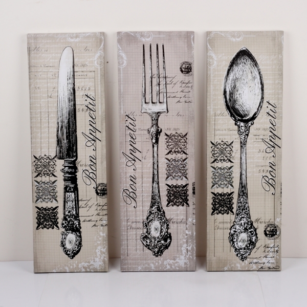 Obraz Bon Appetit nůž 80cm