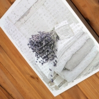 Obraz na plátně Levandulová koupel 28x28cm