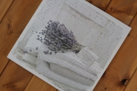 Obraz na plátně Levandulová koupel 28x28cm