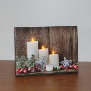 Obraz na stěnu LED osvětlení 20x15cm