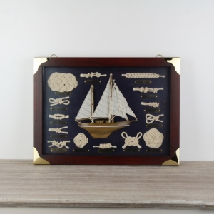 Obraz v námořnickém stylu 40x52cm