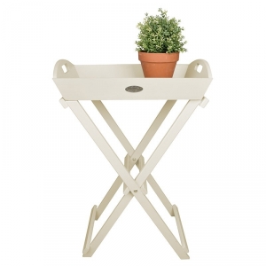 Odkládací stolek bílý Garden 57x87x35cm