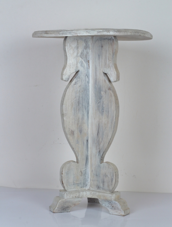 Odkládací stolek dřevěný kulatý 76cm