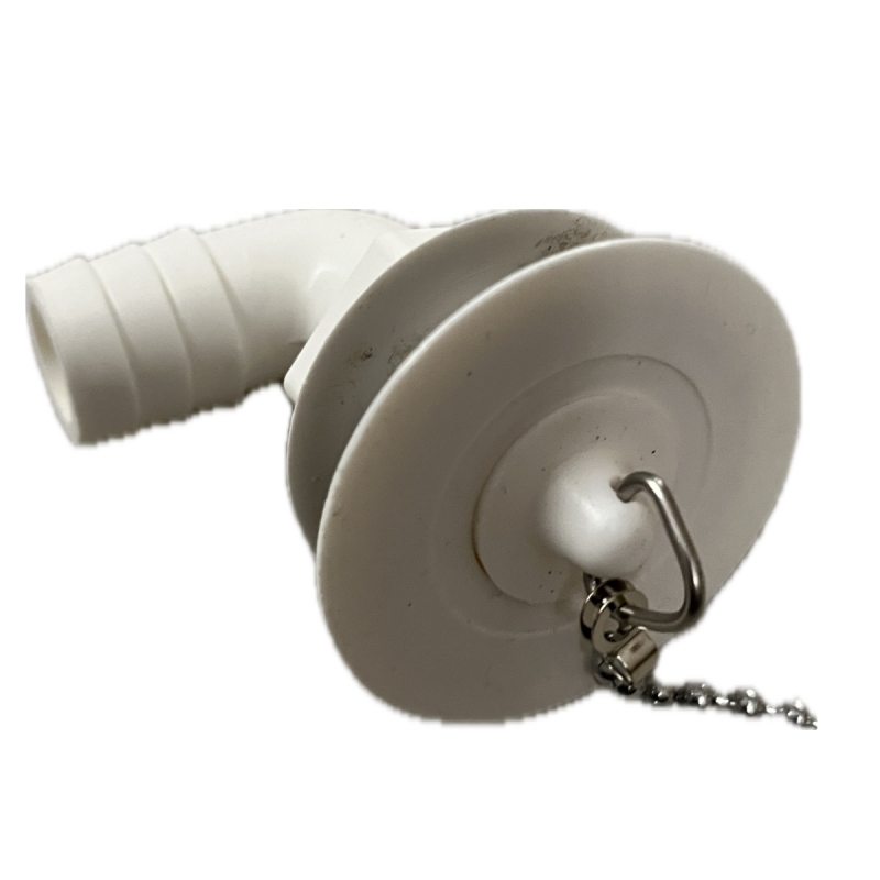 Odpadní vývod 90°, pro otvory o průměru 19 mm