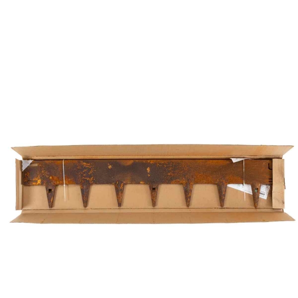 Ohebný cortenový obrubník na trávník a záhony CORE – 10 × 100 cm