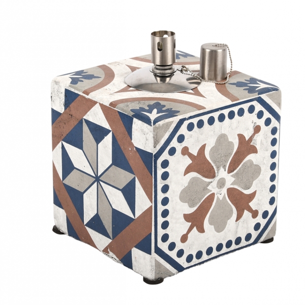 Olejová lampa Portugal 14 x 14 x 17 cm beton