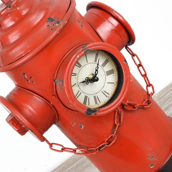 Originální stolní hodiny hydrant 41cm