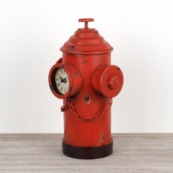 Originální stolní hodiny hydrant 41cm